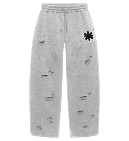 Lostshdws DSTRY DBL LAYER LOGO SWEATPANT (GREY)