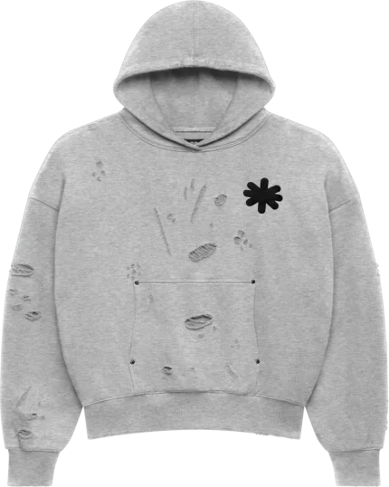 Lostshdws DSTRY DBL LAYER LOGO HOODIE (GREY)