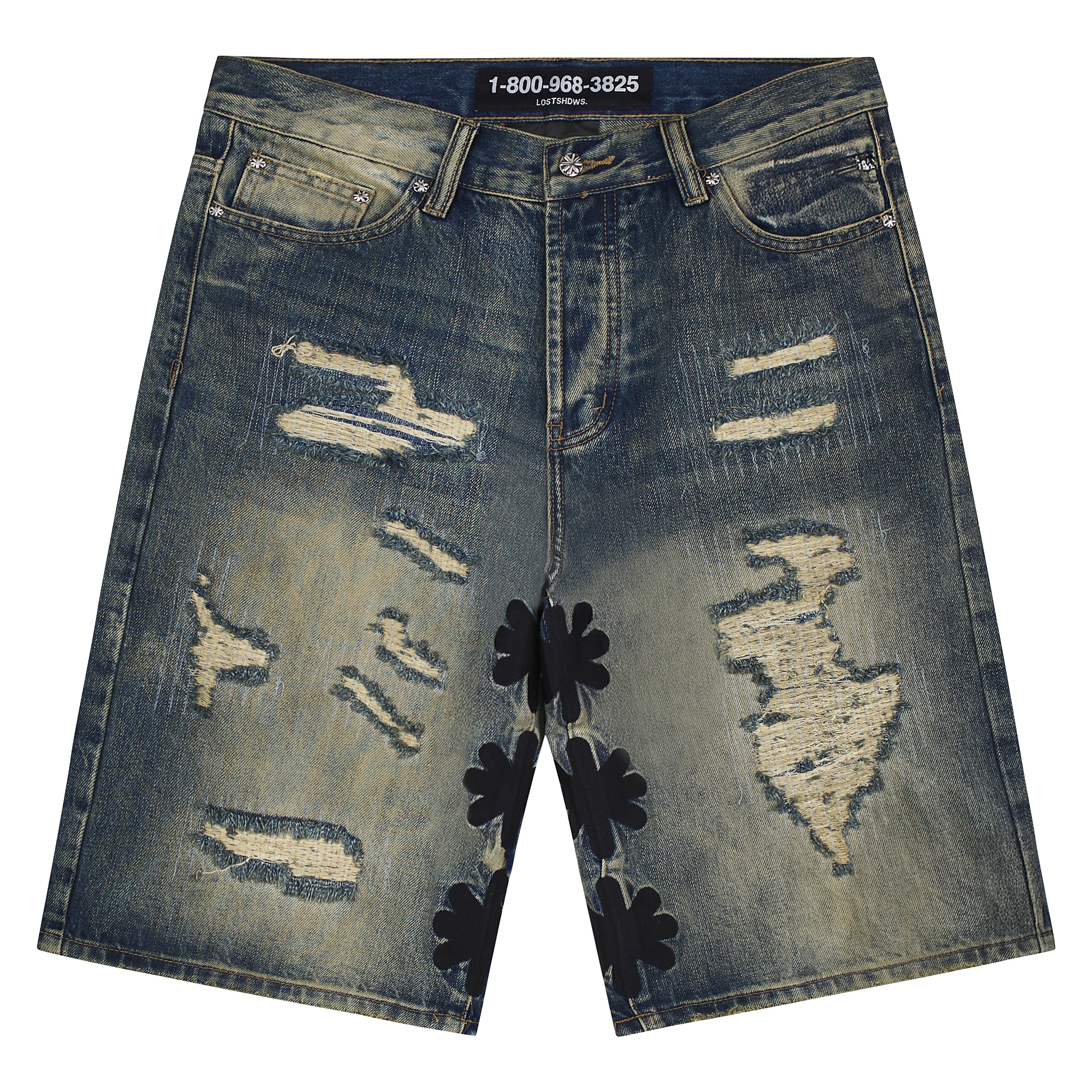 LostShadows_DstryDenimShort_Black_15 Lostshdws Dstry Denim Short | Black