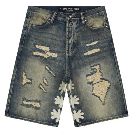 Lostshdws Dstry Denim Short | Bone