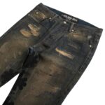 Lostshdws Destroyed Waxed Denim