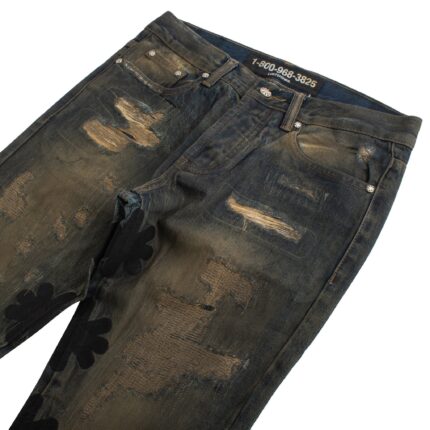 Lostshdws Destroyed Waxed Denim